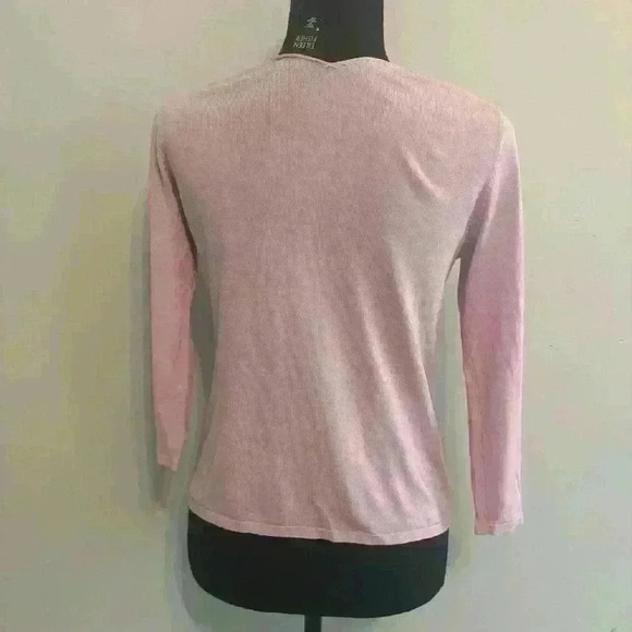 Eileen Fisher Italian Yarn Viscose Cotton
Elbow Length Light Pink Top size XS - Picture 3 of 6